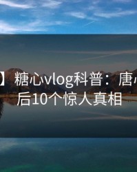 【独家】糖心vlog科普：唐心Vlog背后10个惊人真相