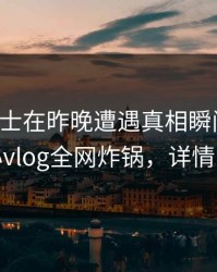 业内人士在昨晚遭遇真相瞬间沦陷，糖心vlog全网炸锅，详情了解