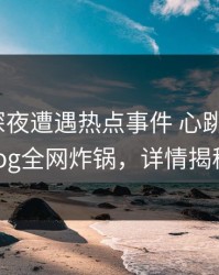 明星在深夜遭遇热点事件 心跳，糖心vlog全网炸锅，详情揭秘